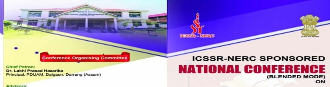ICSSR-NERC Sponsored National Conference